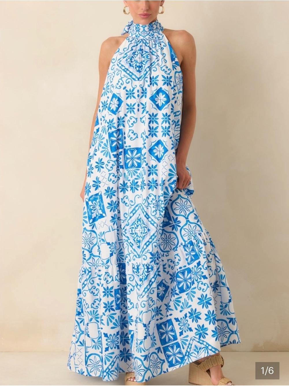 Prosperina Rebecca Maxi Dress Size Medium NWT